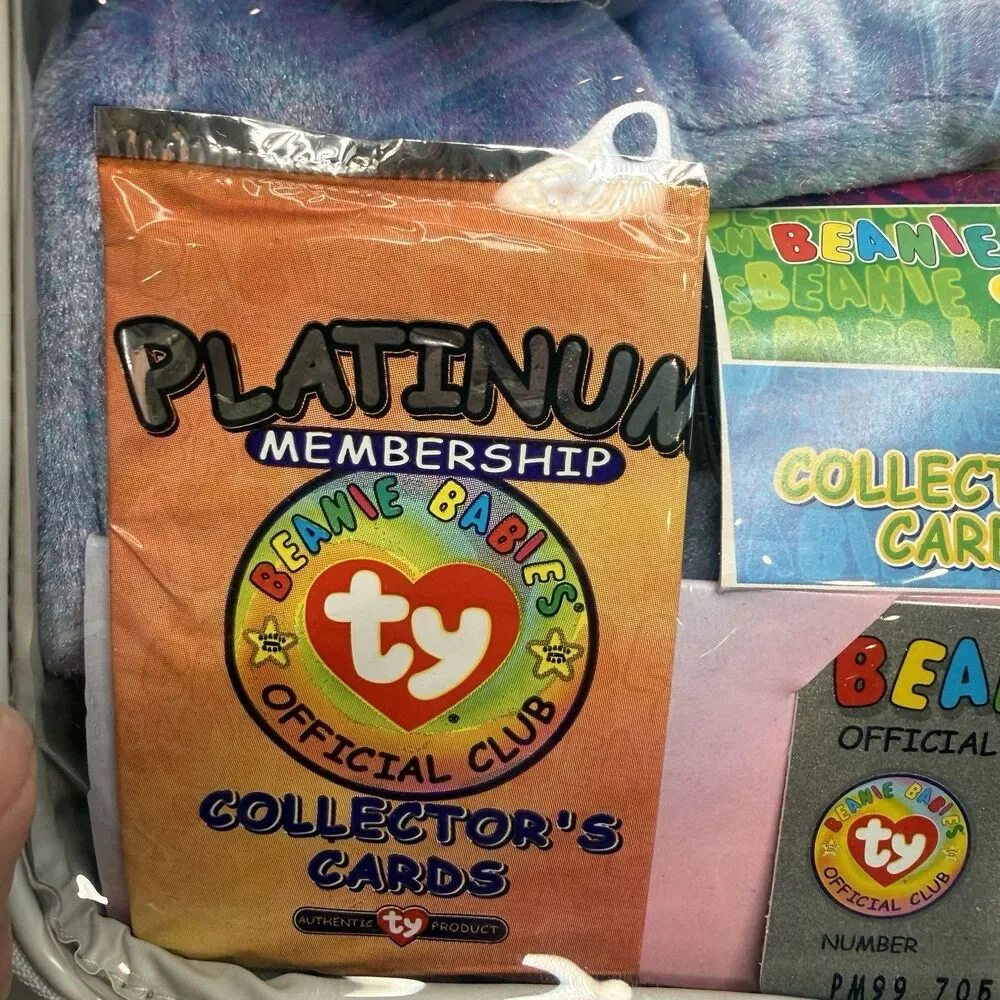 Ty Beanie Babies Platinum Edition Club Kit Sealed Vintage Collectible NEW